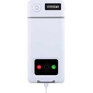 White lock box case that includes a timer to aid in managing bad habits.